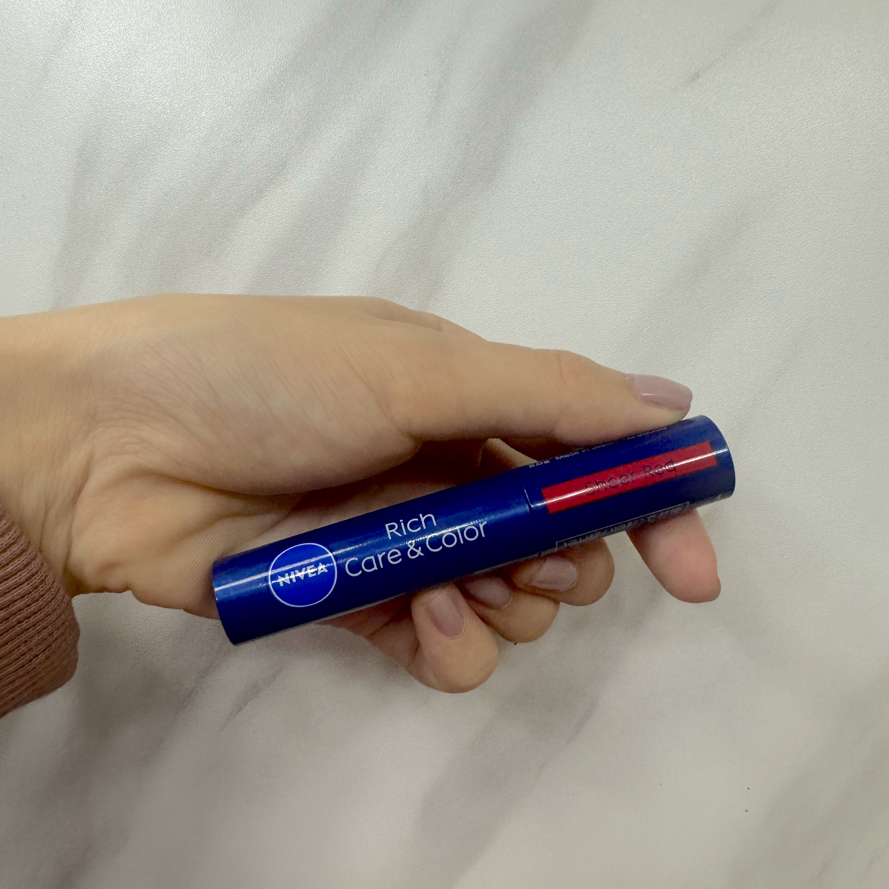 ニベア リッチケア＆カラーリップ/ニベア/リップクリームを使ったクチコミ（2枚目）