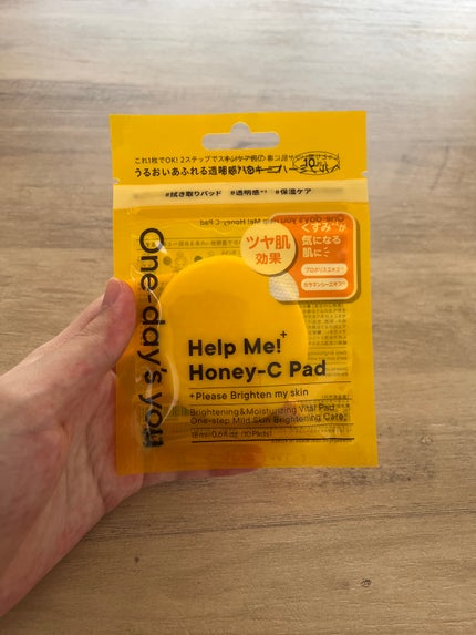 ヘルプミー! ハニーCパッド/One-day's you/トナーパッドを使ったクチコミ(1枚目)