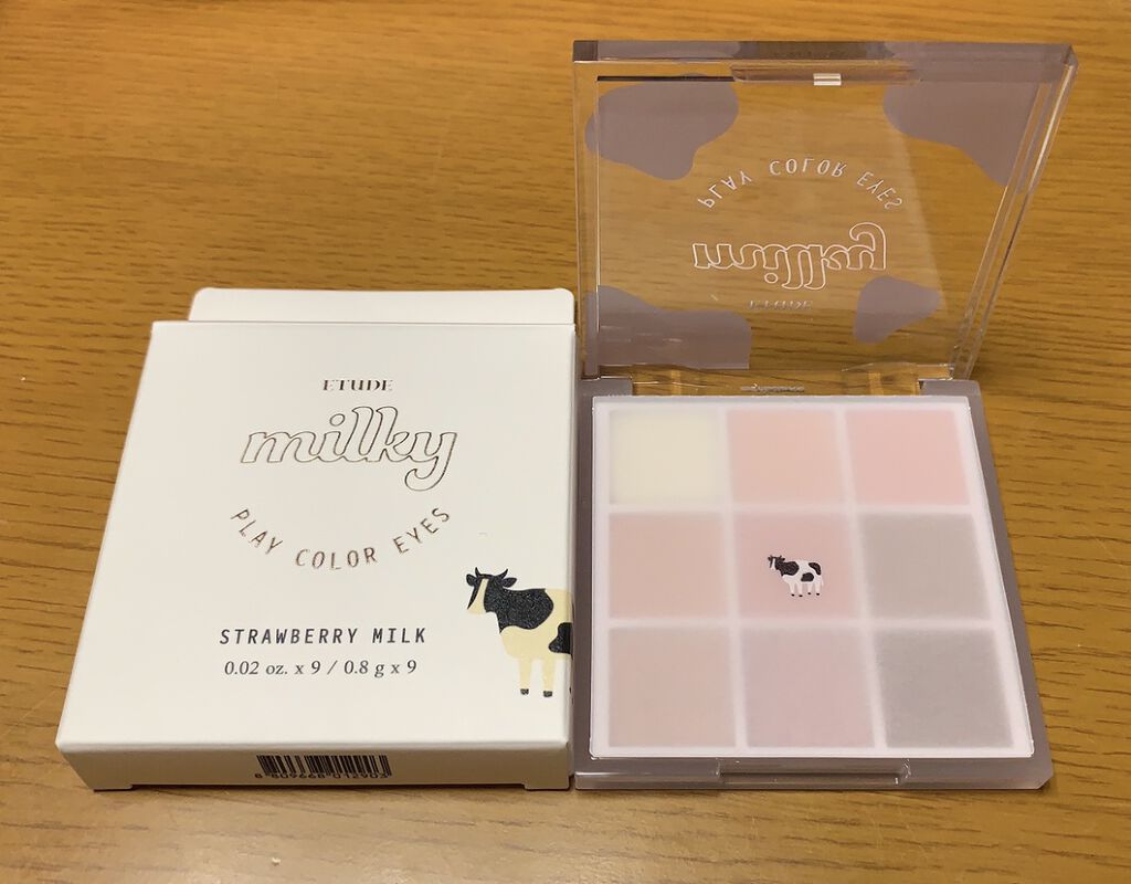 プレイカラーアイズ ≪ミルキーコレクション≫/ETUDE/アイシャドウパレットを使ったクチコミ（2枚目）