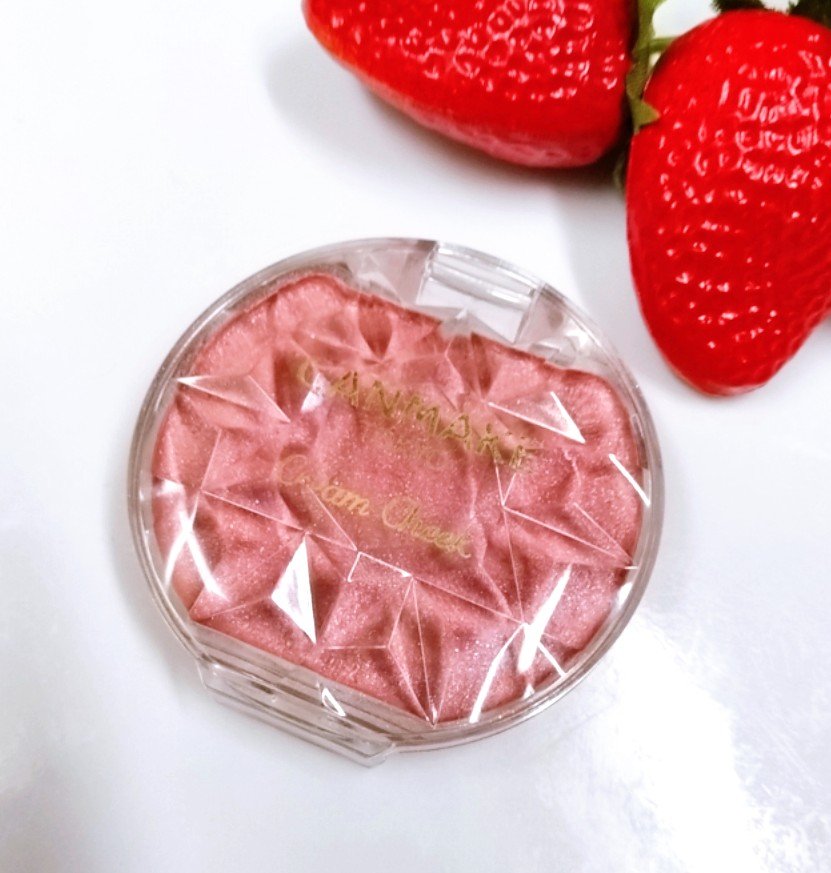 クリームチーク(パールタイプ)/キャンメイク/ジェル・クリームチークを使ったクチコミ（1枚目）