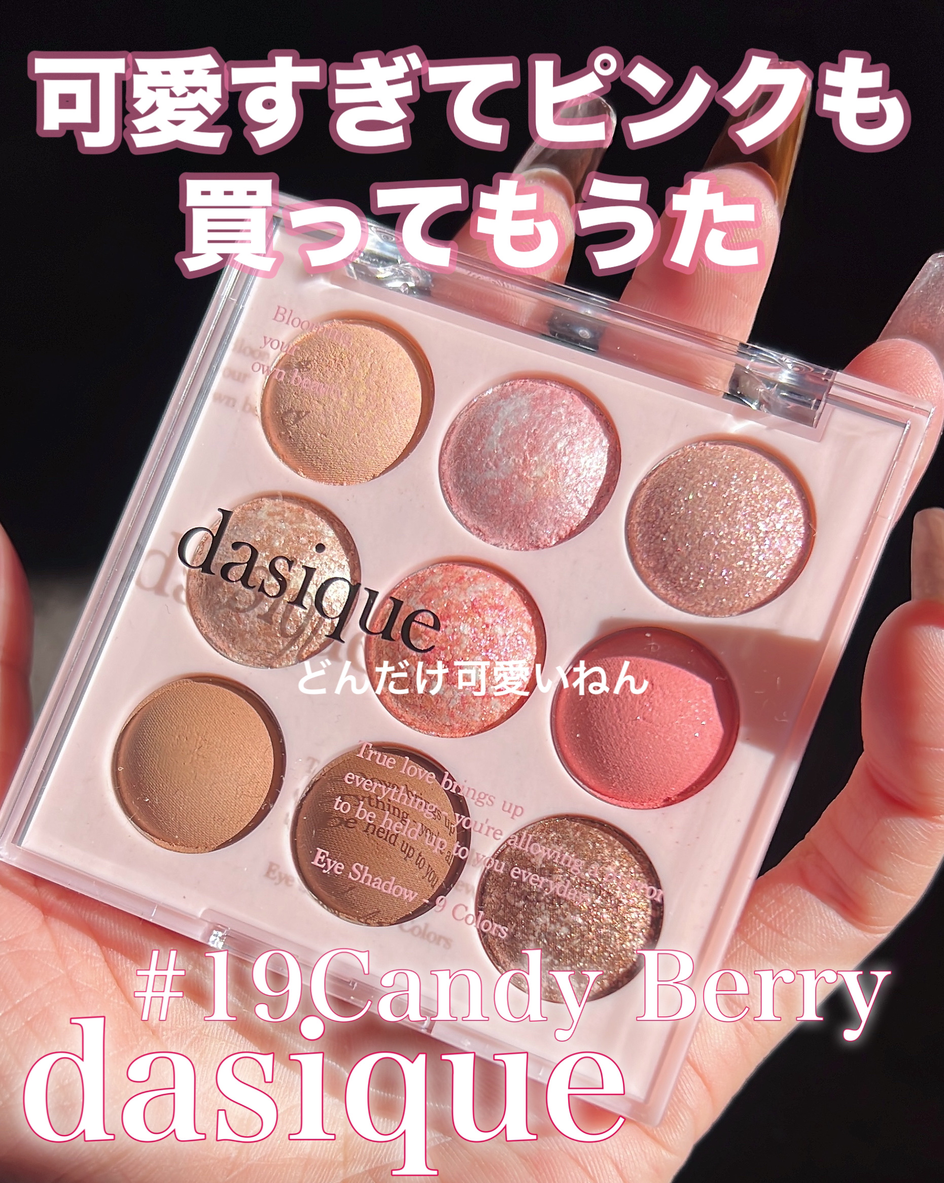 シャドウパレット/dasique/アイシャドウパレットを使ったクチコミ（1枚目）