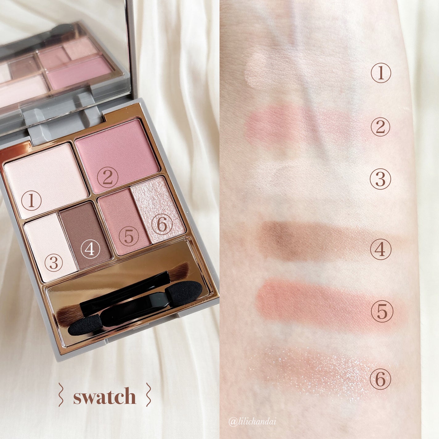 アミュレットカラーアイズ/rainymell/アイシャドウパレットを使ったクチコミ(4枚目)