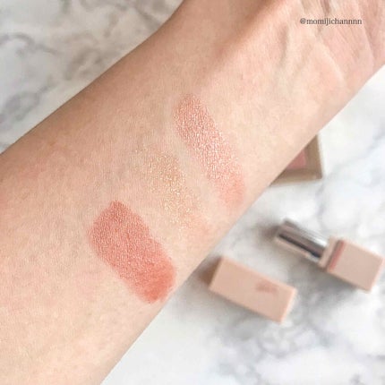 single eye color(mable)/la peau de gem./単色アイシャドウを使ったクチコミ(2枚目)