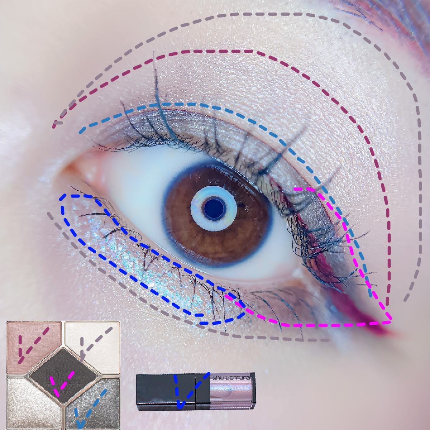 【旧】サンク クルール クチュール/Dior/アイシャドウパレットを使ったクチコミ（2枚目）