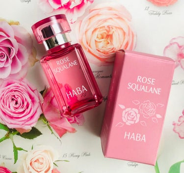 HABA ローズスクワランのクチコミ「天然ローズの至福の香りに包まれる💗

🌹限定ローズスクワラン🌹

たった1滴で肌のうるおいとバ.....」（1枚目）