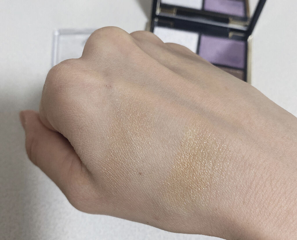 プリズム パウダーアイカラー 032 マンゴーゴールド/リンメル ロンドン/単色アイシャドウを使ったクチコミ（2枚目）