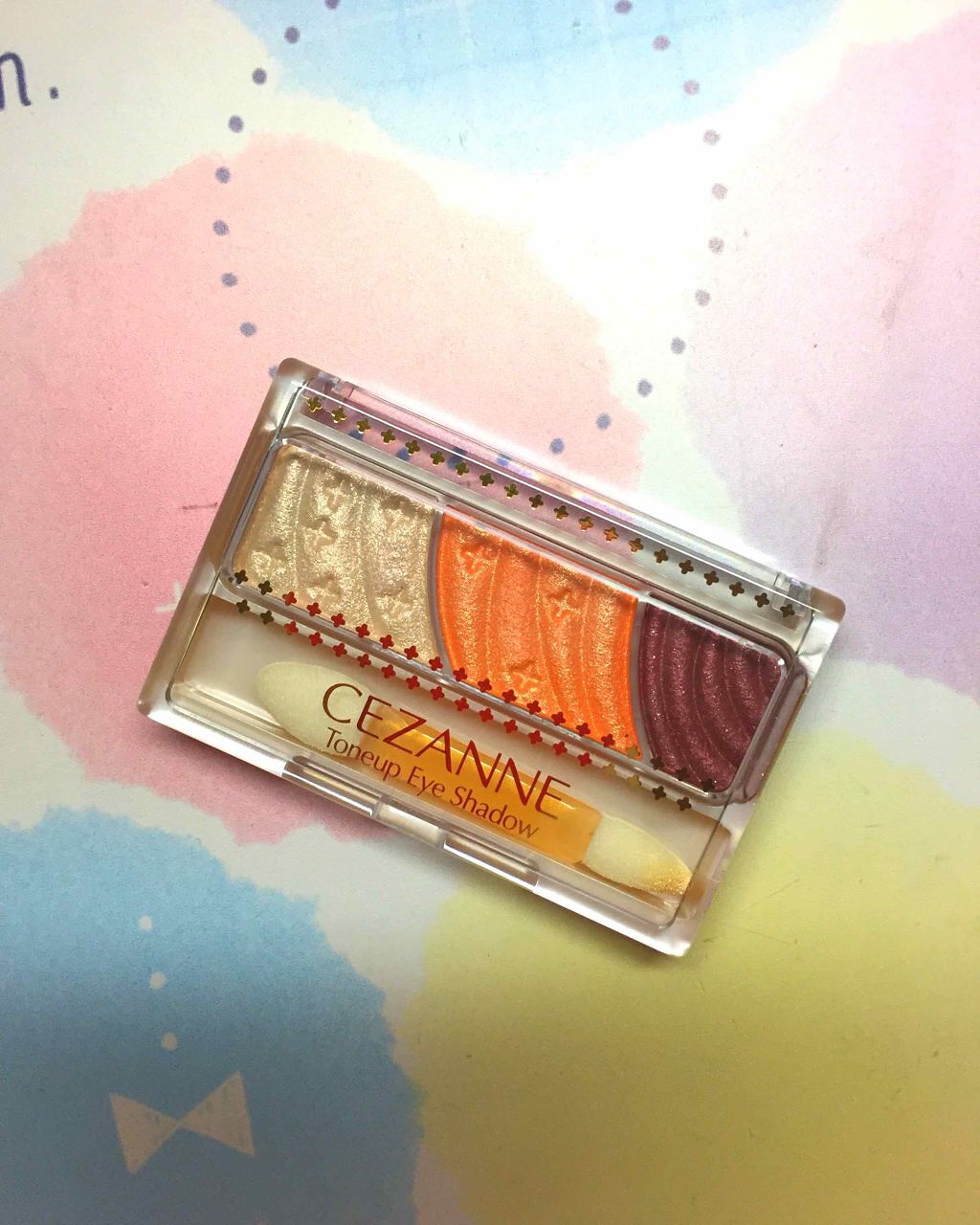 トーンアップアイシャドウ/CEZANNE/アイシャドウパレットを使ったクチコミ(1枚目)