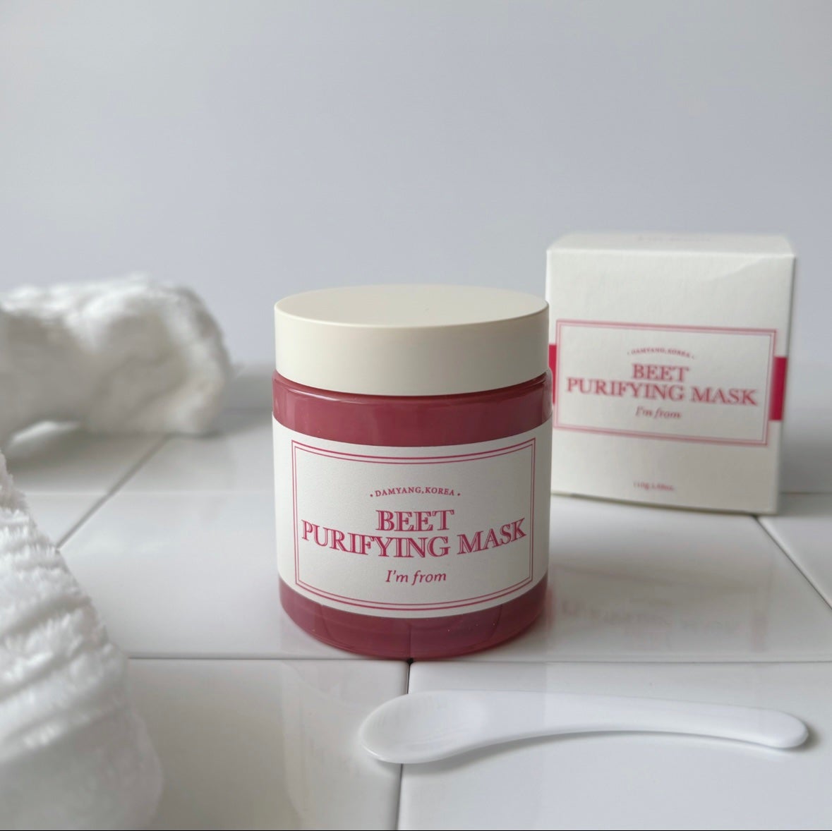 ビーツピュリファイングフェイスマスク/I'm from/洗い流すパック・マスクを使ったクチコミ(1枚目)