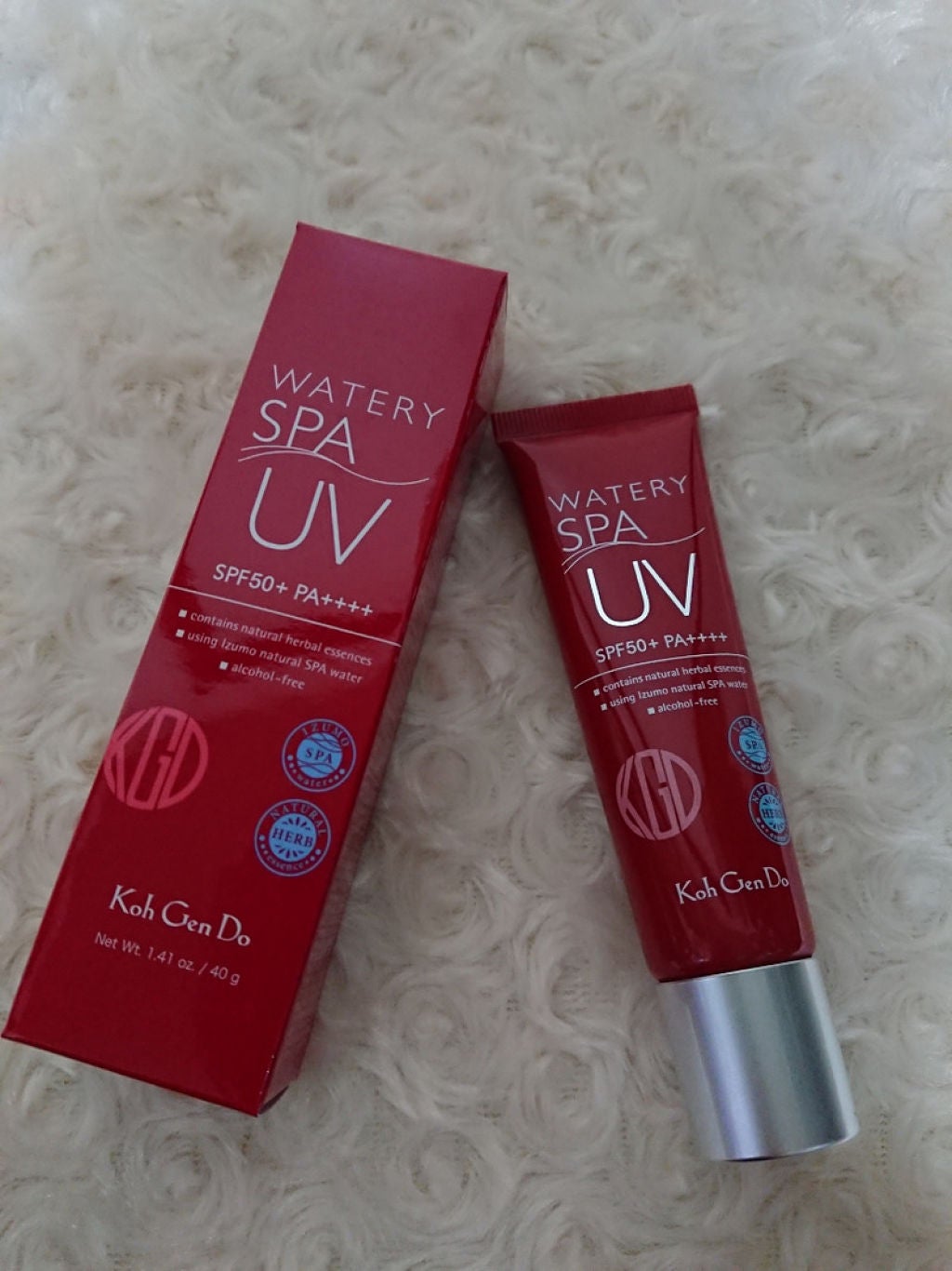 ウォータリーUVジェル(旧)/Koh Gen Do/日焼け止め・UVケアを使ったクチコミ(1枚目)