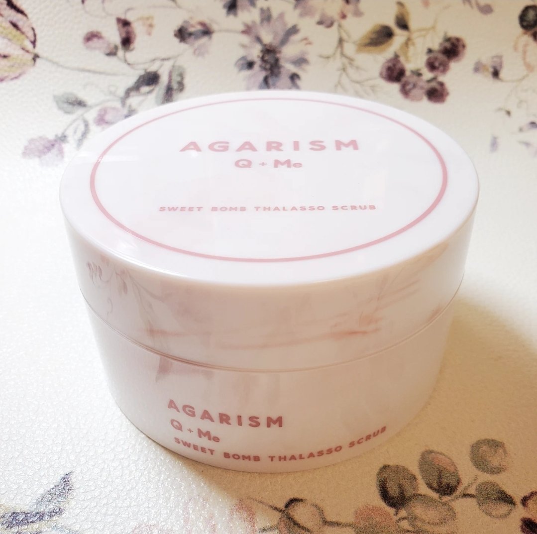 キューミースウィートボムタラソスクラブ　ピオニーブーケの香り/AGARISM/ボディスクラブを使ったクチコミ（1枚目）