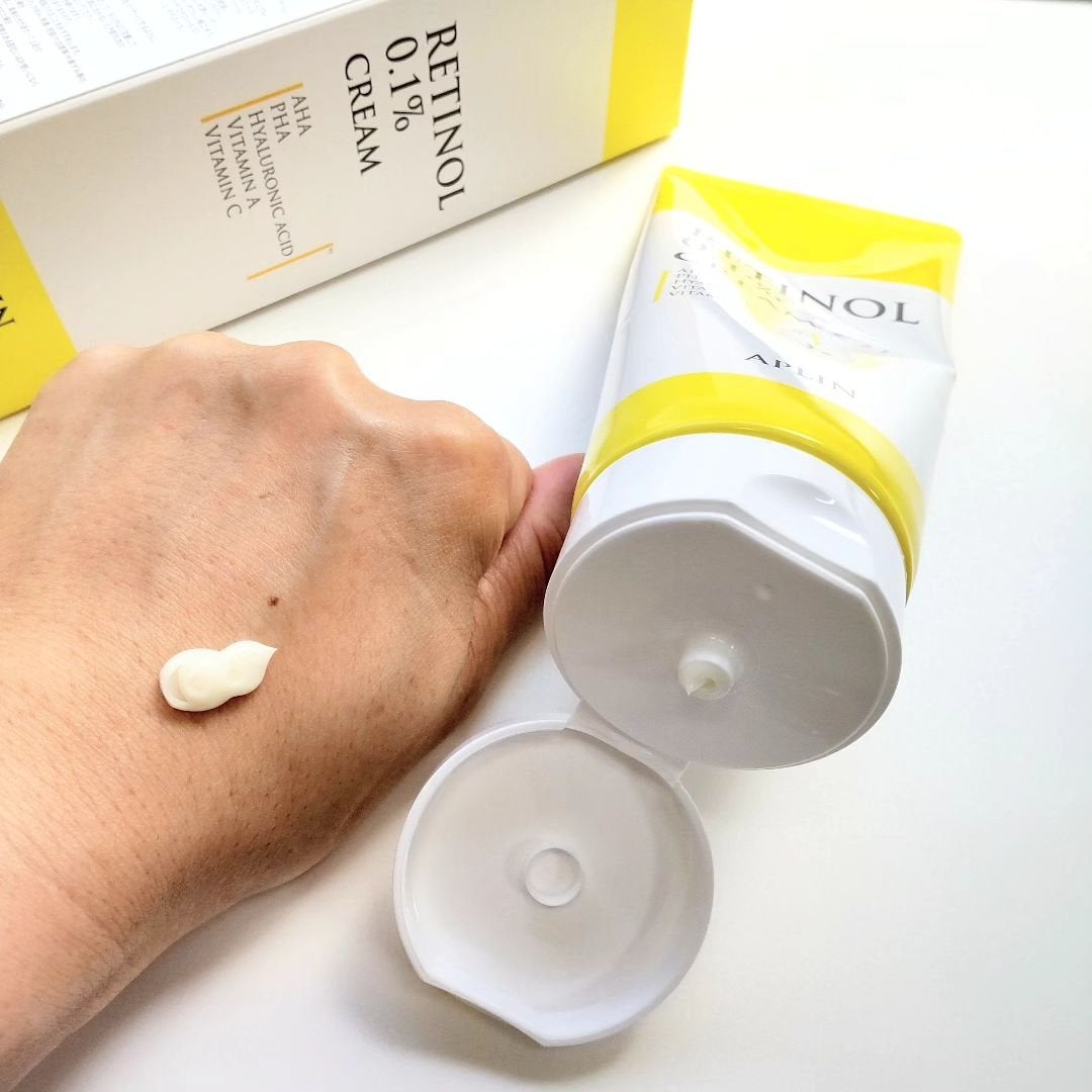 レチノール0.1クリーム/APLIN/フェイスクリームを使ったクチコミ(2枚目)