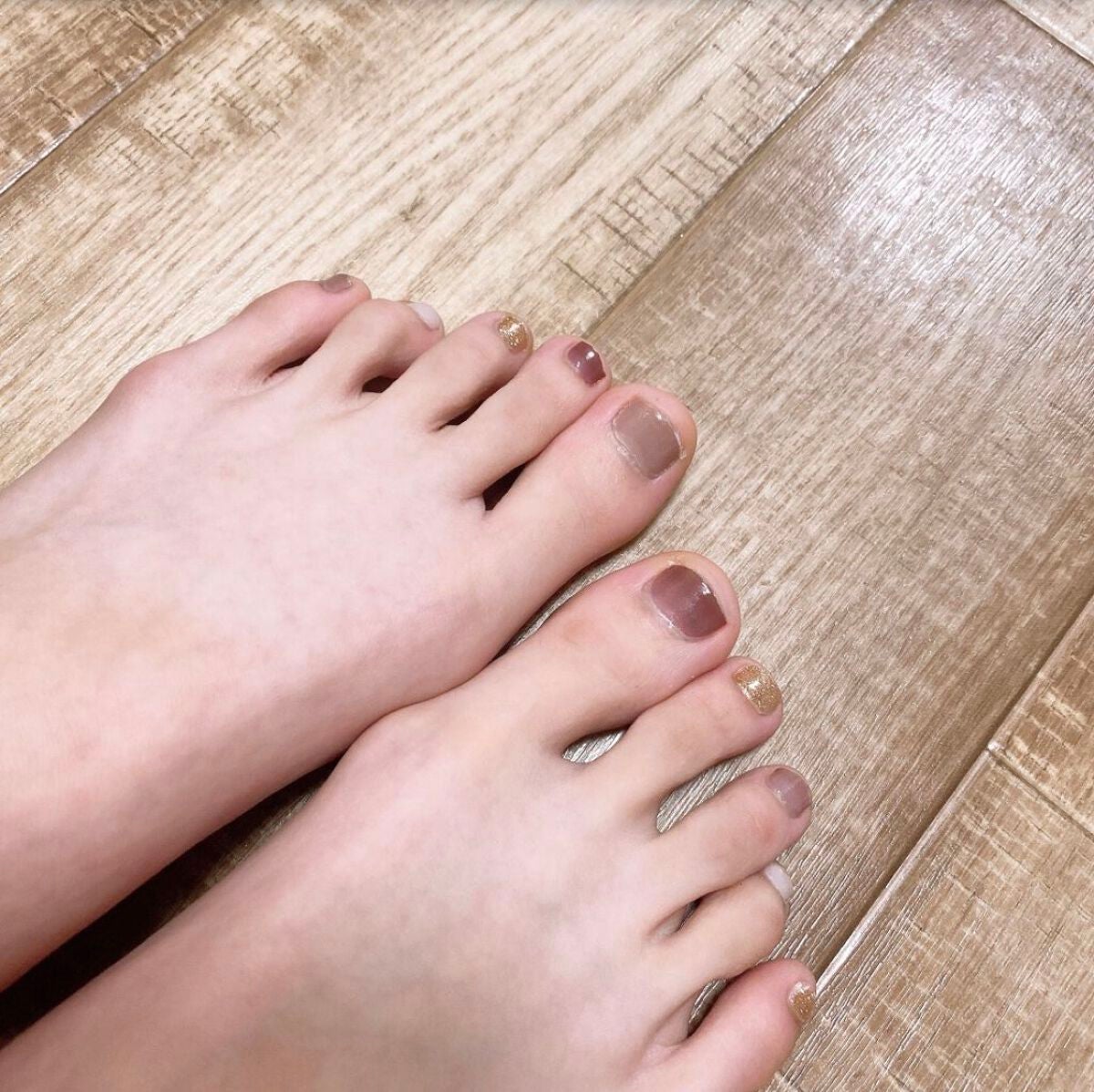 ジェルネイルシール/DAISO/ネイルシールを使ったクチコミ(3枚目)