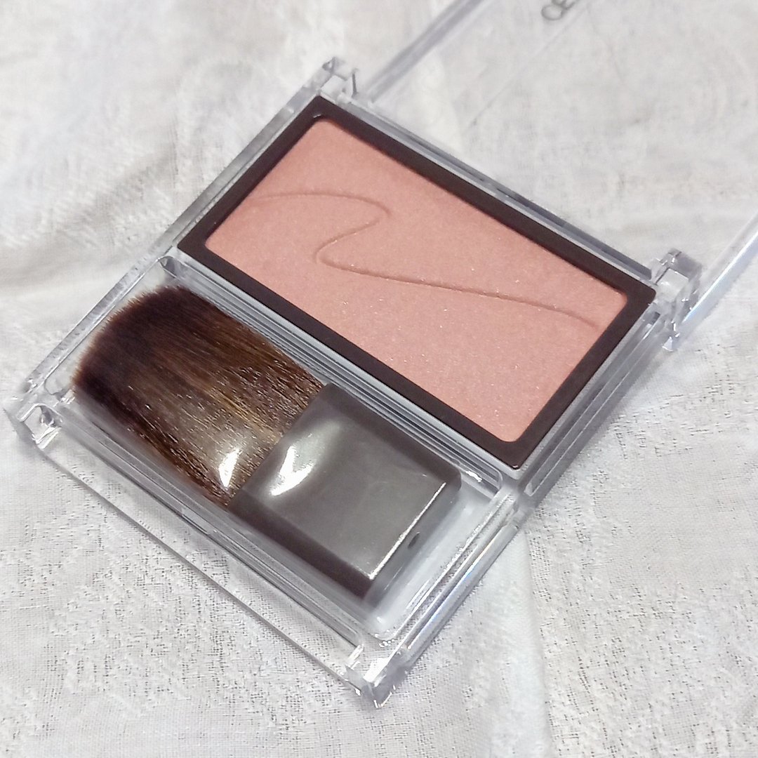 チークブラッシュ/CEZANNE/パウダーチークを使ったクチコミ（2枚目）