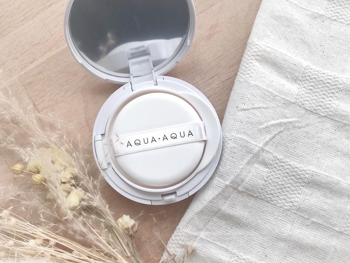 オーガニッククッションコンパクト/アクア・アクア/クッションファンデーションを使ったクチコミ(1枚目)