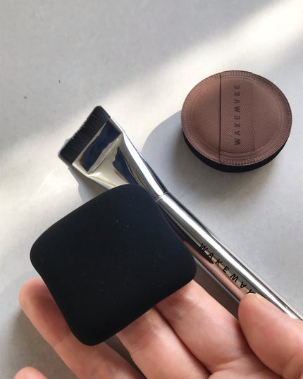 Spatula Wide Foundation Brush/wakemake/メイクブラシを使ったクチコミ(5枚目)