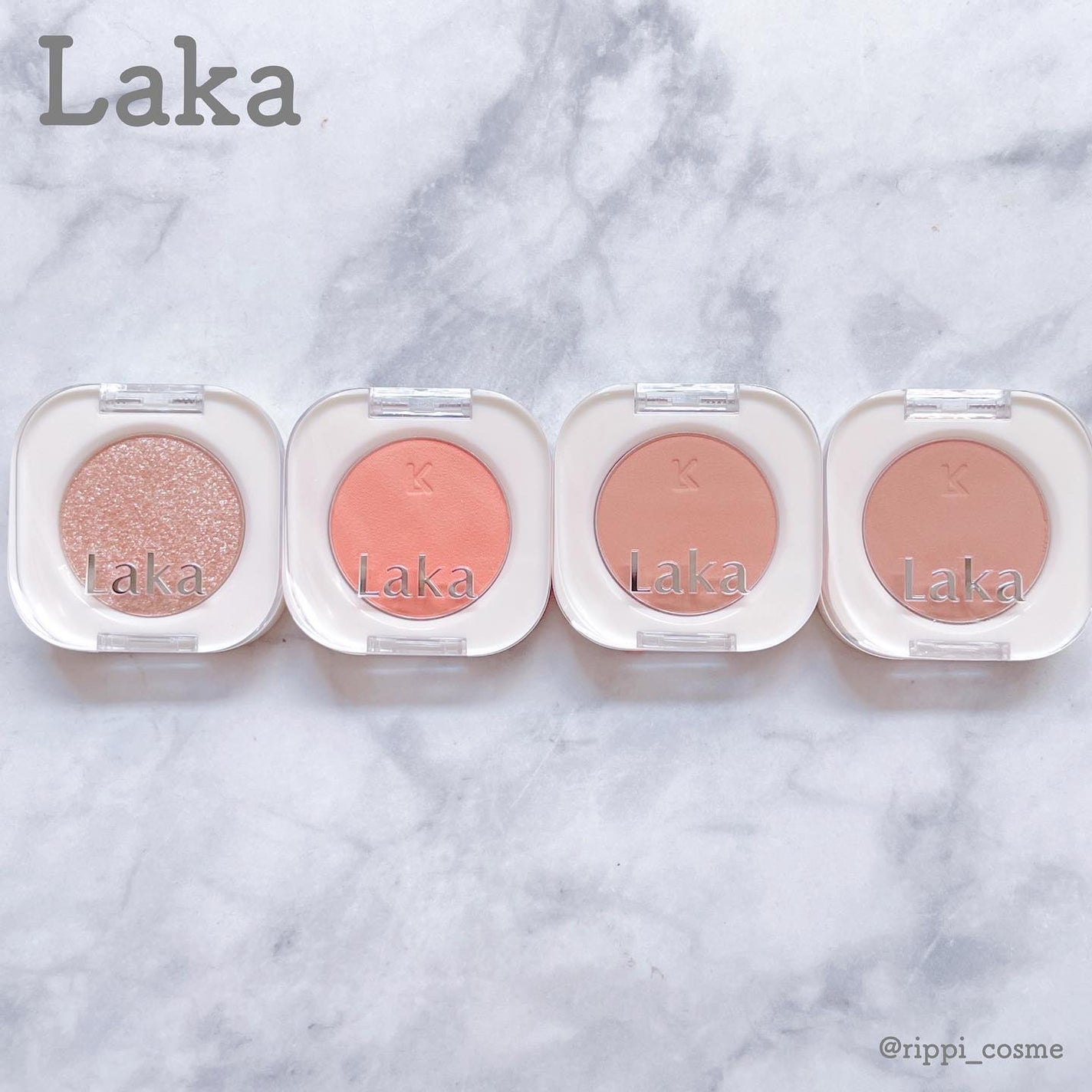 モノアイシャドウ/Laka/単色アイシャドウを使ったクチコミ(1枚目)