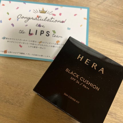 ブラック クッション/HERA/クッションファンデーションを使ったクチコミ(1枚目)