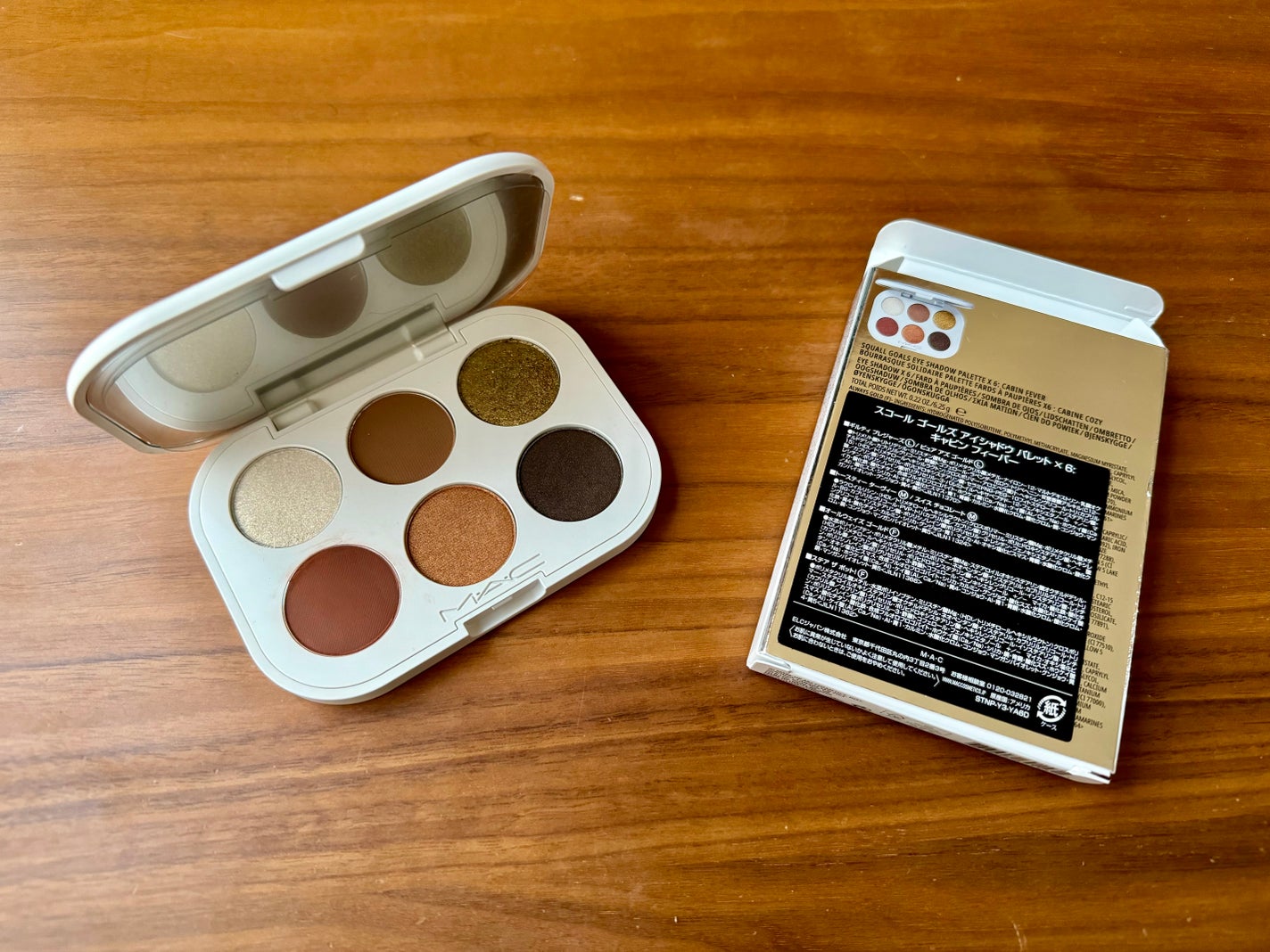スコール ゴールズ アイシャドウ パレット × 6/M・A・C/アイシャドウパレットを使ったクチコミ(2枚目)