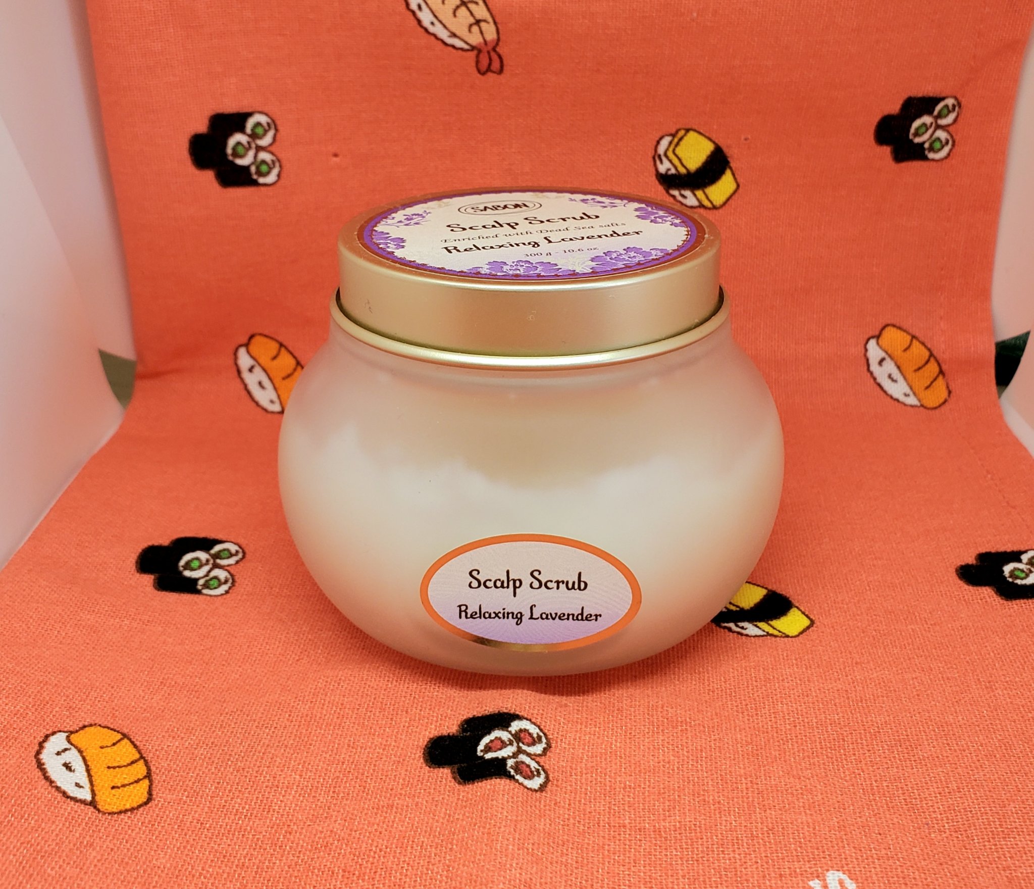 ヘッドスクラブ リラクシング(ラベンダー) 300g/SABON/ヘッドスクラブを使ったクチコミ（1枚目）