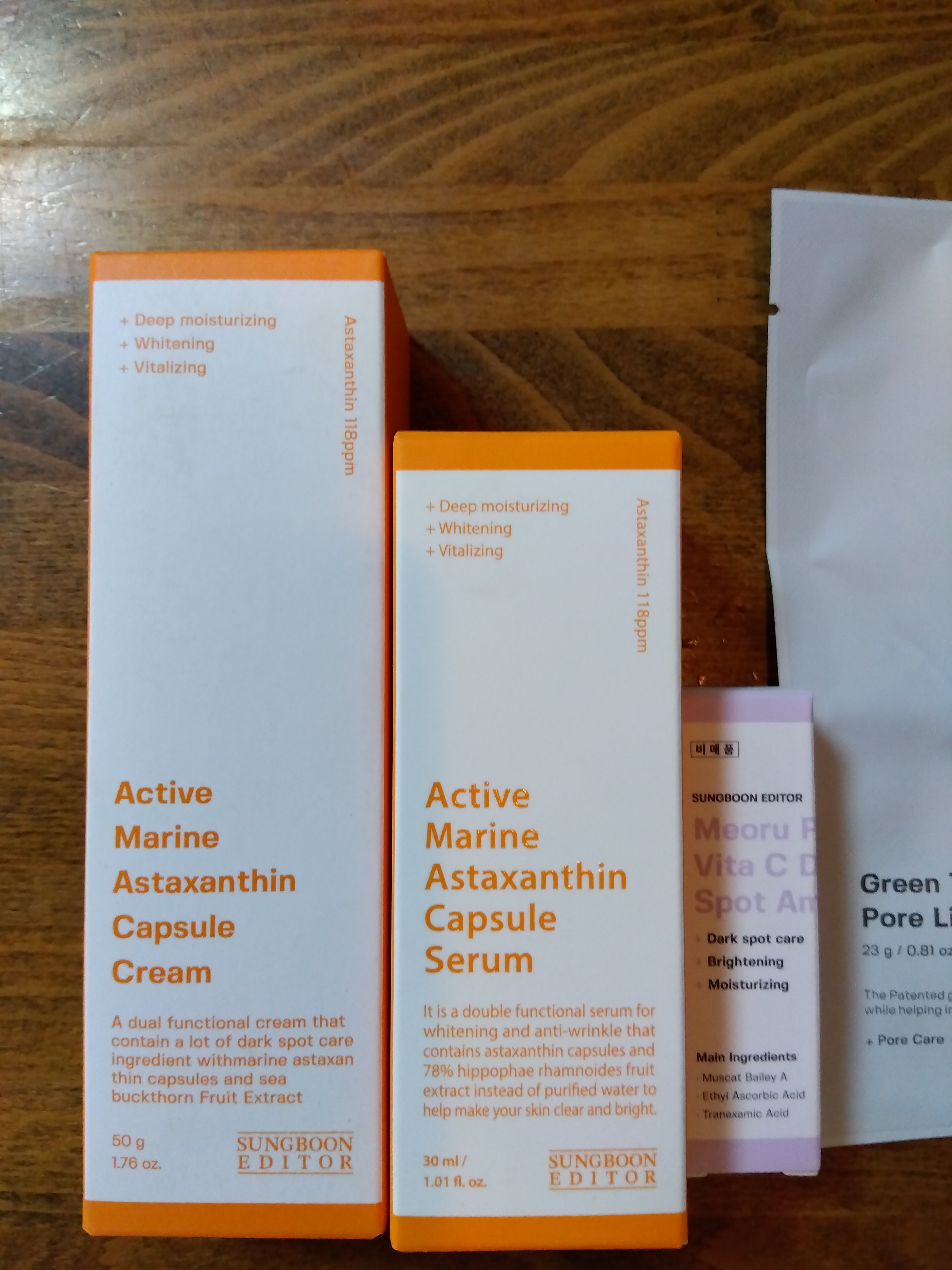 アクティブマリンアスタキサンチンカプセルセラム/SUNGBOON EDITOR（成分エディター）/美容液を使ったクチコミ（2枚目）