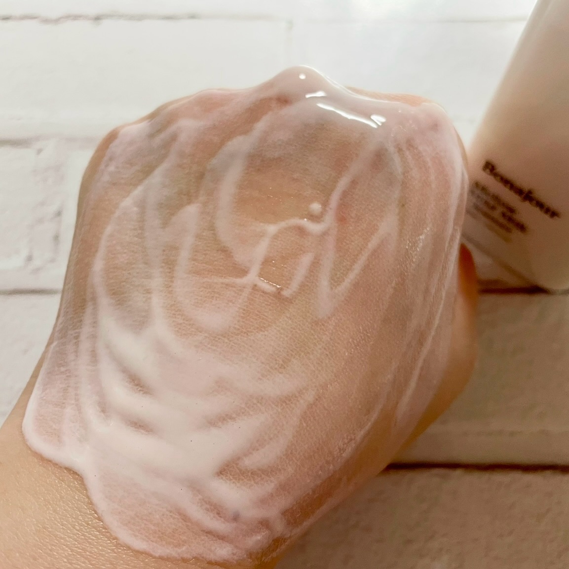 メロウマイルドミルククレンザー/Bonajour/ミルククレンジングを使ったクチコミ（3枚目）