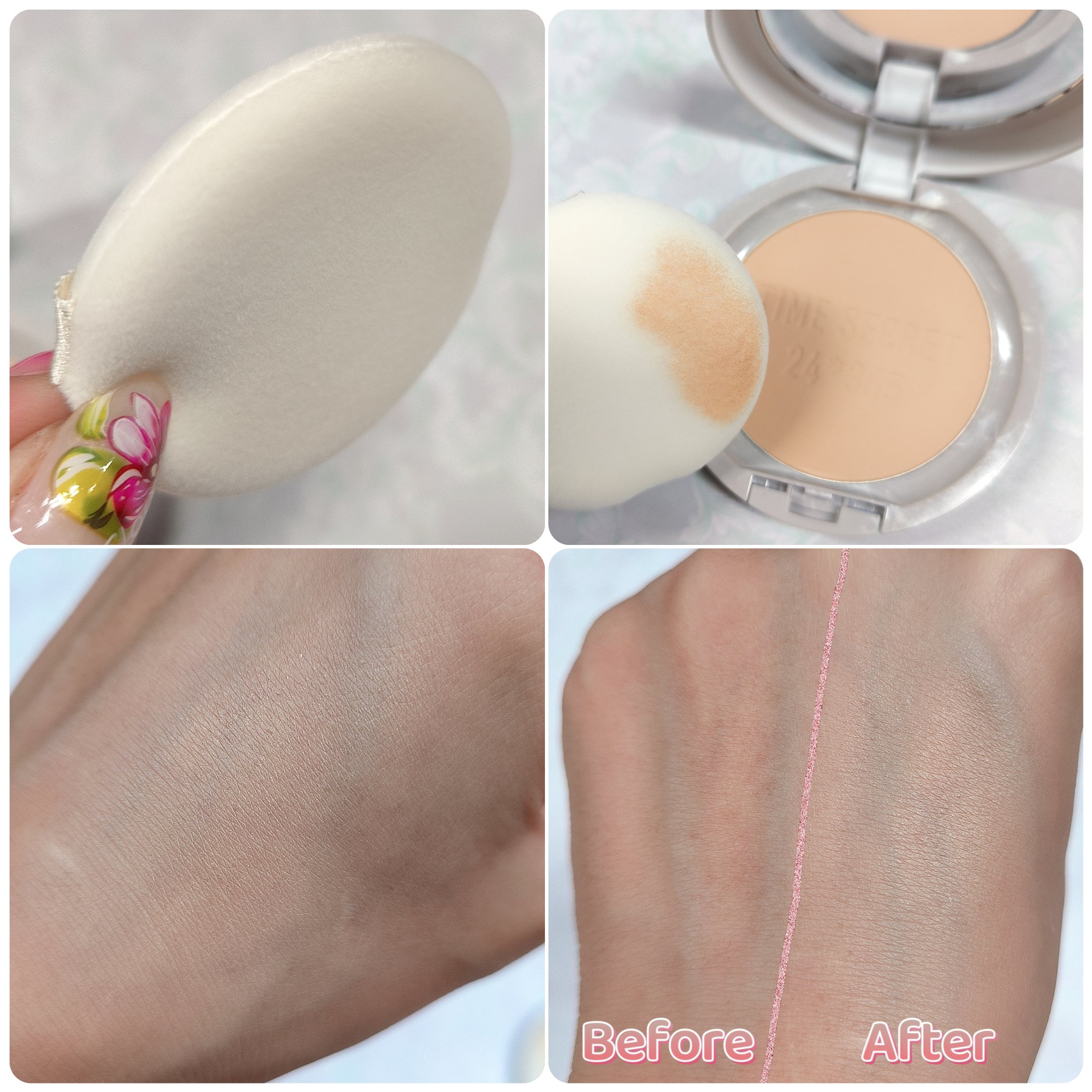 ミネラル 薬用プレストパウダー ナチュラルオークル/TIME SECRET/プレストパウダーを使ったクチコミ（3枚目）