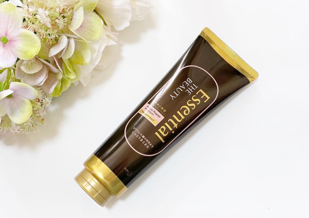 THE BEAUTY 髪のキメ美容プレミアムトリートメント<モイストリペアプレミアム>/エッセンシャル/洗い流すヘアトリートメントを使ったクチコミ(1枚目)