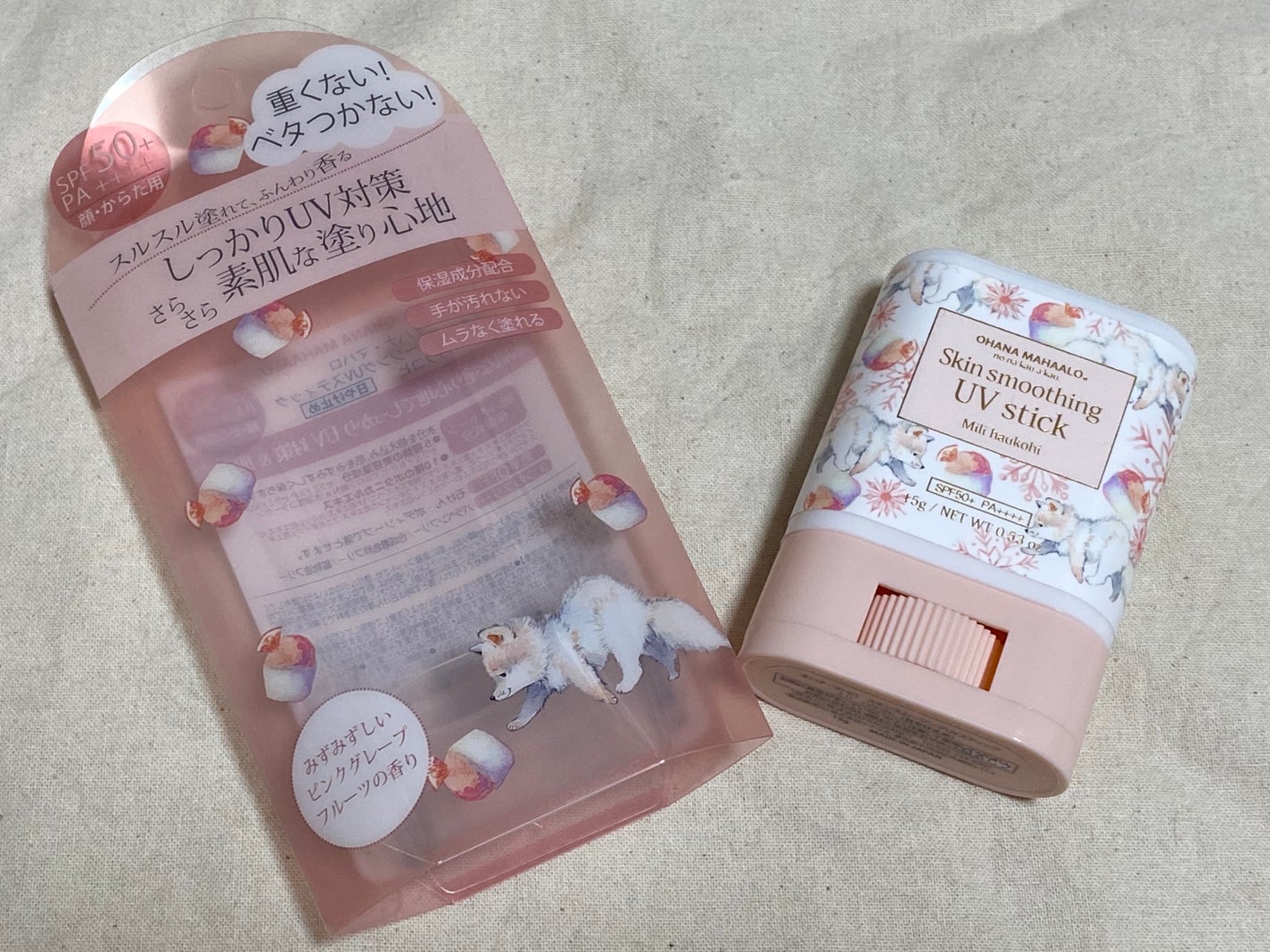 ミリハウコヒ スキンスムージングUVスティック/OHANA MAHAALO/日焼け止めスティックを使ったクチコミ(1枚目)