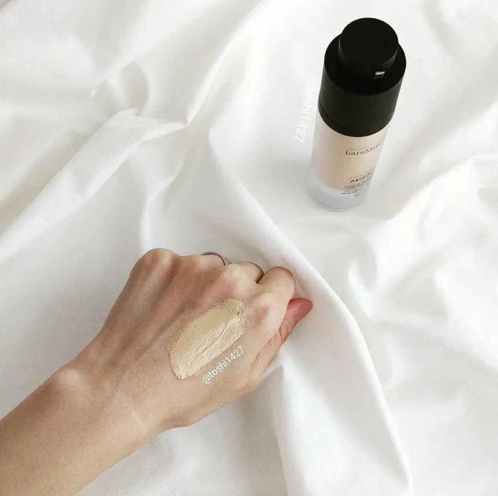 オリジナル  リキッド  ミネラル  ファンデーション/bareMinerals/リキッドファンデーションを使ったクチコミ（3枚目）