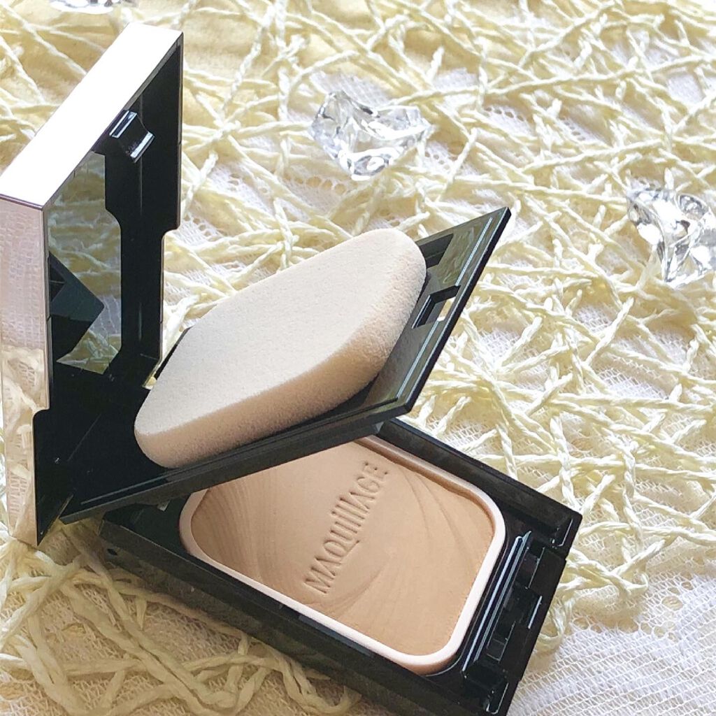 ドラマティックパウダリー EX/マキアージュ/パウダーファンデーションを使ったクチコミ（3枚目）