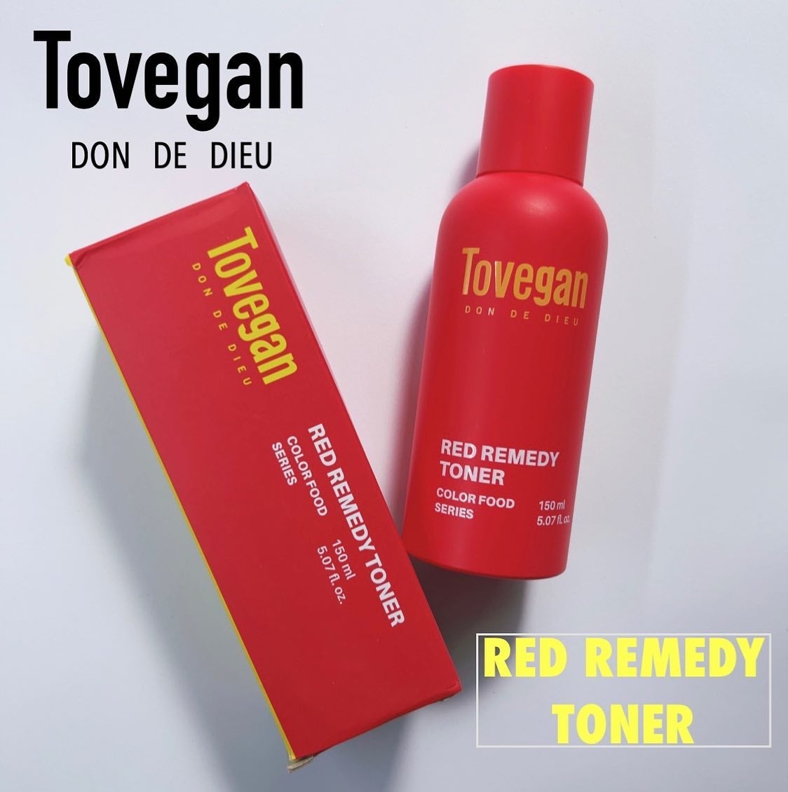 カラーフードシリーズレッドリメディートナー/Tovegan/化粧水を使ったクチコミ(1枚目)