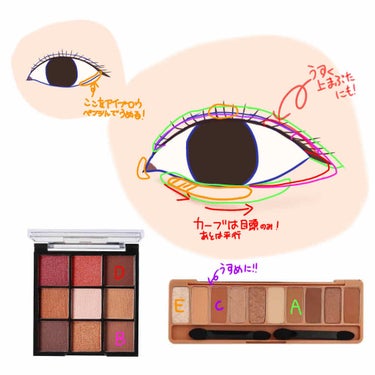 UR GLAM　BLOOMING EYE COLOR PALETTE/U R GLAM/アイシャドウパレットを使ったクチコミ（2枚目）