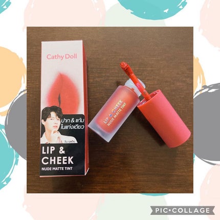 ヌードマットリップスティック/CathyDoll/口紅を使ったクチコミ(6枚目)