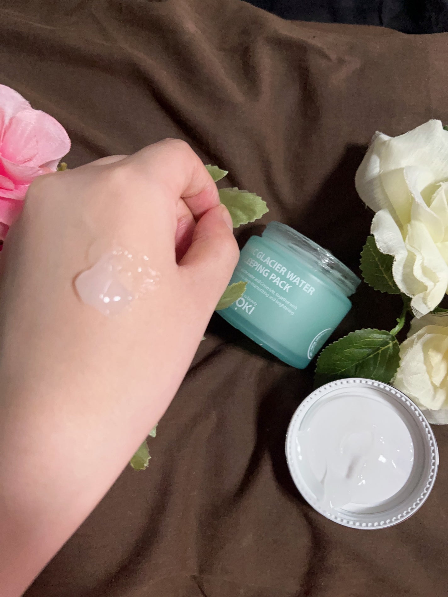 ノルディック氷河水スリーピングパック/LUOKI/フェイスクリームを使ったクチコミ(2枚目)