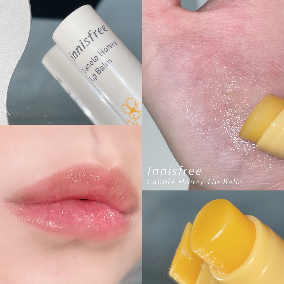 キャノーラハニー リップバーム/innisfree/リップケアを使ったクチコミ（2枚目）