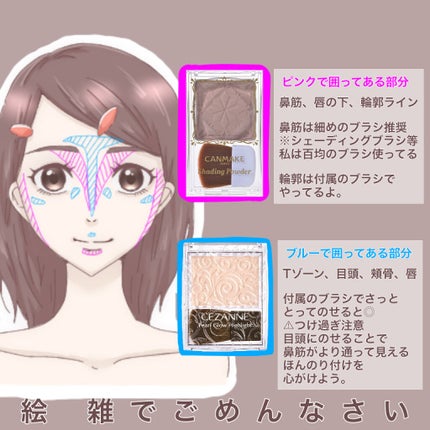 パールグロウハイライト/CEZANNE/パウダーハイライトを使ったクチコミ(2枚目)