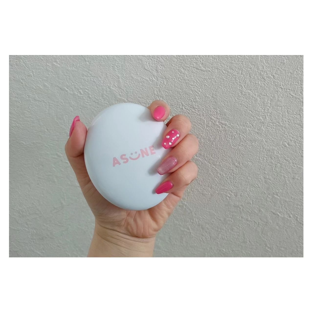 デューイーメッシュファンデーション/ASUNE /クッションファンデーションを使ったクチコミ（1枚目）