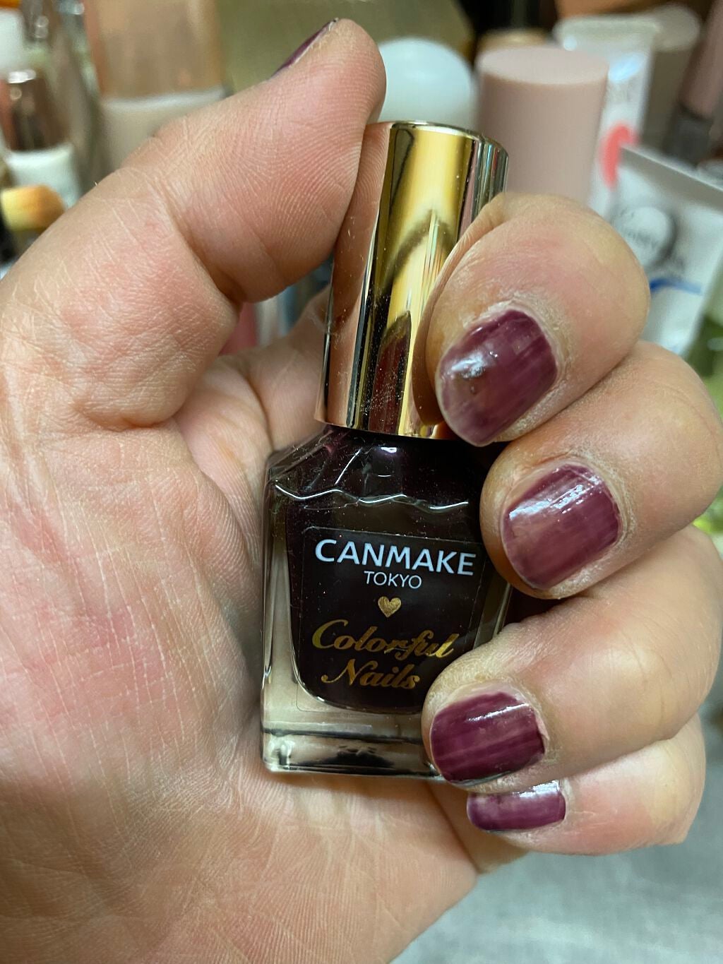 カラフルネイルズ/キャンメイク/マニキュアを使ったクチコミ(3枚目)