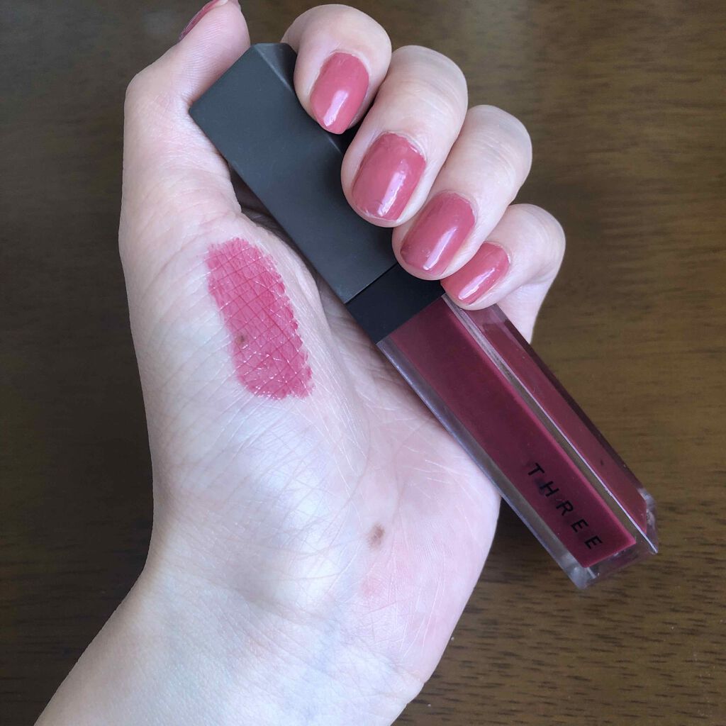 シマリング リップジャム/THREE/リップグロスを使ったクチコミ(2枚目)