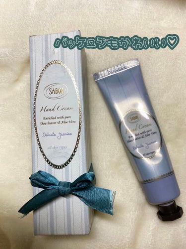 SABON ハンドクリーム デリケート・ジャスミンのクチコミ「「乾燥肌がスベスベになるハンドクリーム*°♡」

🤍SABON｢デリケート・ジャスミン｣🤍

.....」（2枚目）