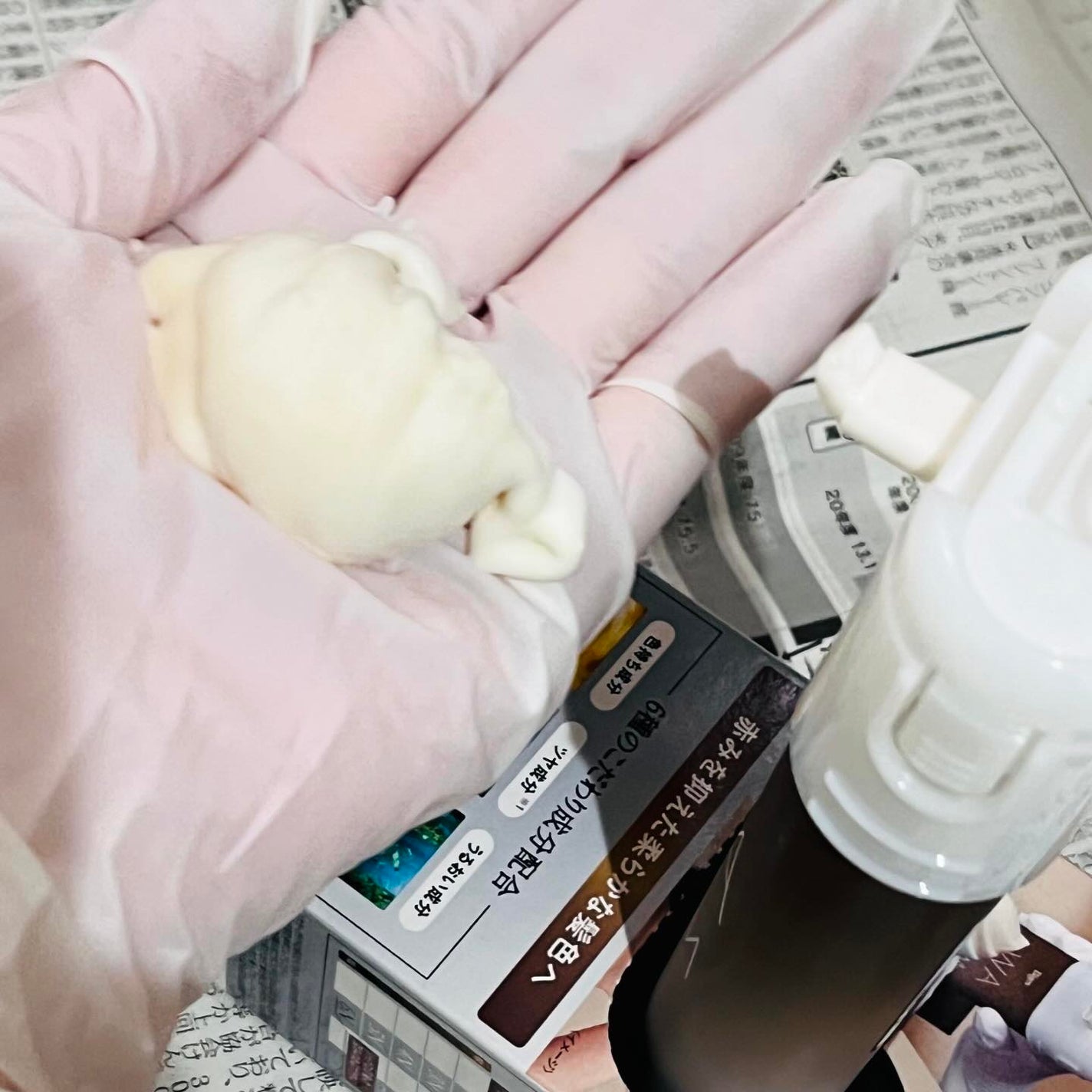 泡クリームカラー/ビゲン/ヘアカラーを使ったクチコミ(3枚目)