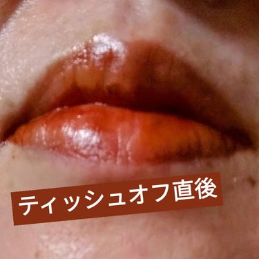 ジューシーリップティント 03  オレンジブリュレ/キャンメイク/口紅を使ったクチコミ（3枚目）