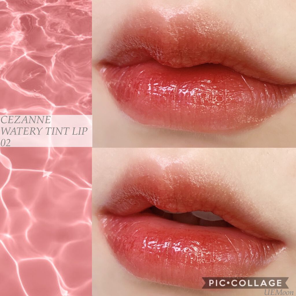 ウォータリーティントリップ/CEZANNE/リップティントを使ったクチコミ(2枚目)