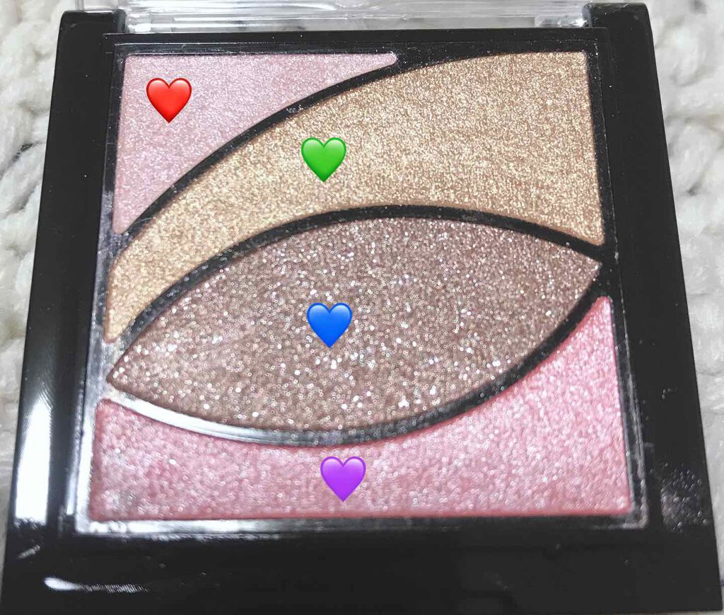 UR GLAM VELVET EYE COLOR PALETTE/U R GLAM/アイシャドウパレットを使ったクチコミ(3枚目)