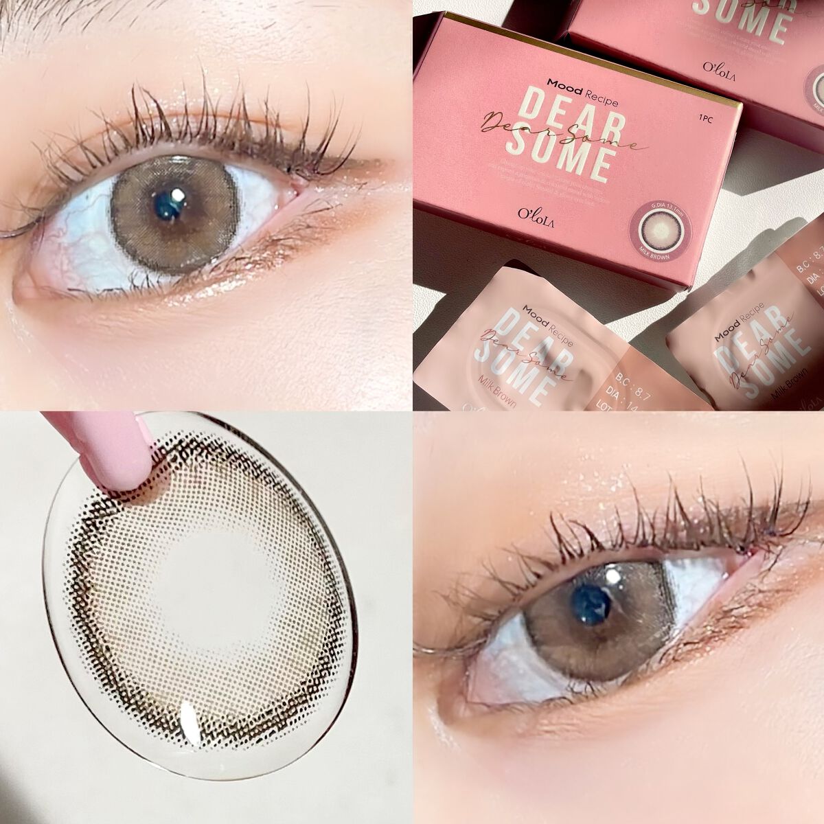 ディアサム(DearSome)/OLOLA/カラーコンタクトレンズを使ったクチコミ（1枚目）