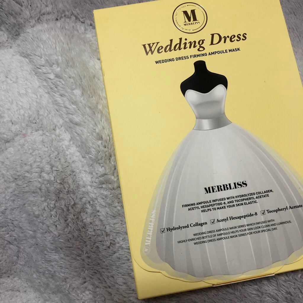 ウェディングドレス ファーミングマスク/MERBLISS/シートマスク・パックを使ったクチコミ(2枚目)