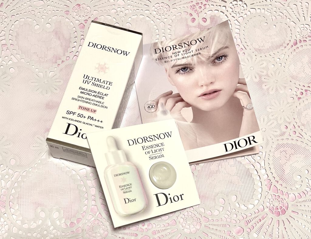 【旧】スノー アルティメット エッセンス オブ ライト/Dior/美容液を使ったクチコミ（1枚目）