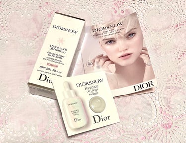 

【Dior】

スノー UVシールド トーンアップ 50+

スノー アルティメット エッセンス オブ ライト


こちらはLIPS運営様を通じていただきました！
ありがとうございます✨

こちらの