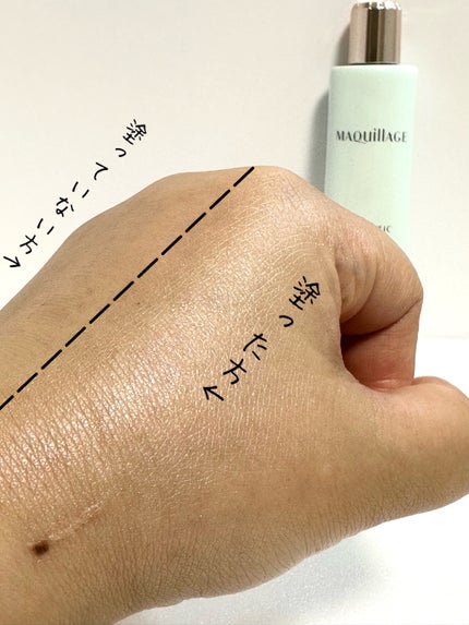 ドラマティックフォルミンググロウベース/マキアージュ/化粧下地を使ったクチコミ(5枚目)