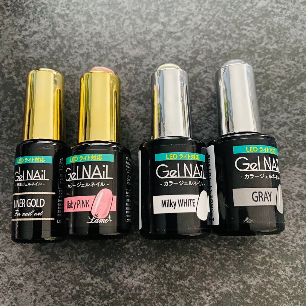 ジェルネイル(ライト対応)/セリア/ジェルネイルを使ったクチコミ(3枚目)